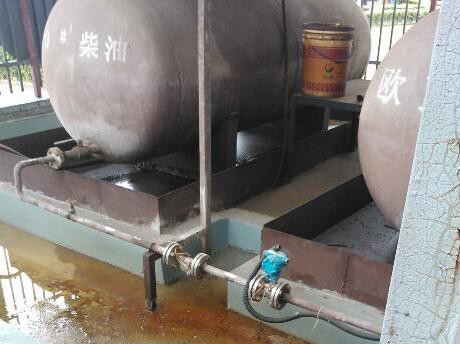 柴油流量表現(xiàn)場(chǎng)安裝使用圖